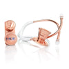 MDF Procardial® Stainless Steel Adult & Pediatric Stethoscope - White/Rose Gold | ABC Books