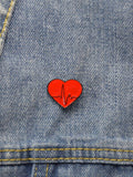 Key Ring- Heart Design Brooch Heart Brooch | ABC Books