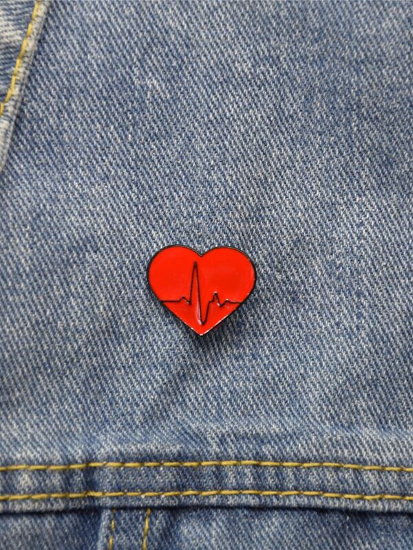 Medical Accessories-Brooch-Heart Beating