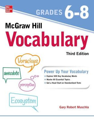 McGraw Hill Vocabulary Grades 6-8, 3e | ABC Books