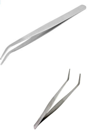 Medical Tools-Surgical Forceps-curved tip-Stainless Steel | ABC Books