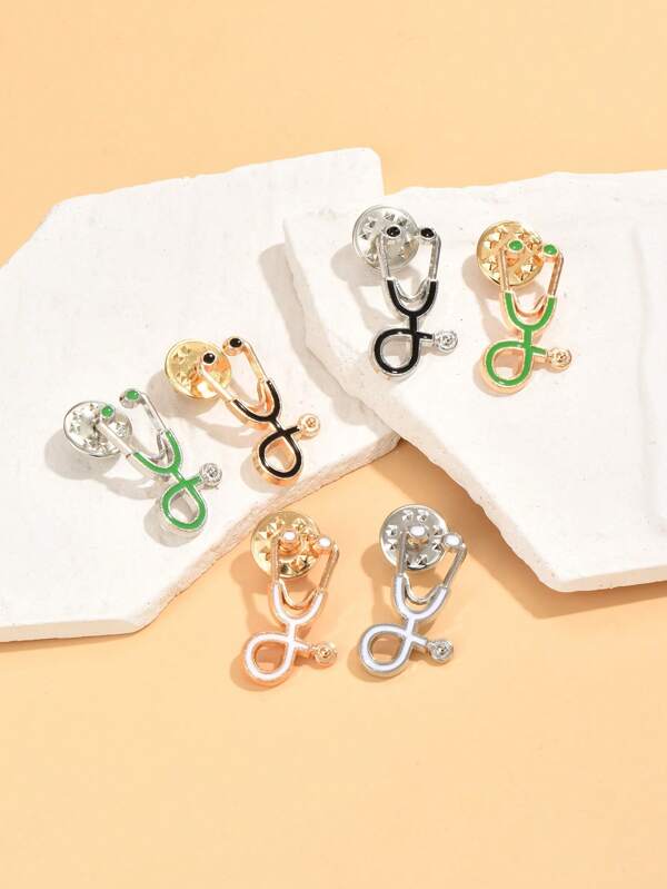 Medical Accessories-Brooch-6pcs set Stethoscope