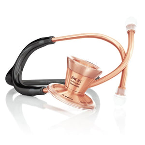 7091-MDF Procardial® Titanium Cardiology Stethoscope-Black/Rose Gold | ABC Books