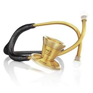 7087-MDF Procardial® Titanium Cardiology Stethoscope-Black Glitter/Gold | ABC Books
