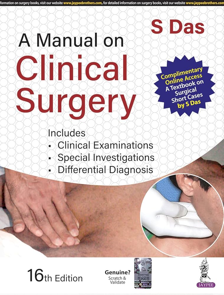 A Manual on Clinical Surgery, 16e**