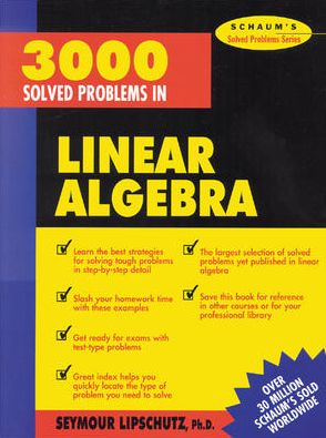 3,000 Solved Problems in Linear Algebra | ABC Books