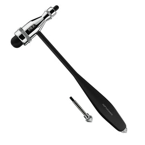 7015-Medical Tools-MDF Tromner Reflex Hammer With Built-In Brush-Black | ABC Books