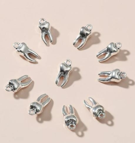 Medical Accessories-Necklace-10pcs Teeth Design DIY