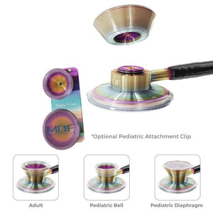 7077-MDF Pediatric Attachment With Clip-Kaleidoscope-For Md One® Epoch® Titanium Stethoscope | ABC Books