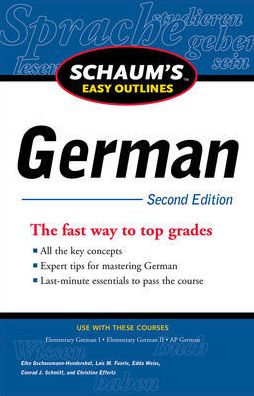 Schaum's Easy Outline of German, 2e | ABC Books