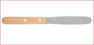 Dental Instruments - Metal spatula mixing wooden handl | ABC Books