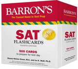 SAT Flashcards: 500 Cards to Prepare for Test Day (Barron's Test Prep), 4e | ABC Books