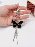 Key Ring- Black Butterfly Key Ring | ABC Books