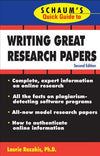 Schaum's Quick Guide to Writing Great Research Papers, 2e | ABC Books