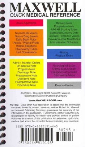 Maxwell Quick Medical Reference, 6e