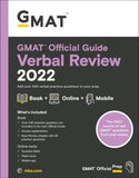 GMAT Official Guide Verbal Review 2022: Book + Online Question Bank | ABC Books