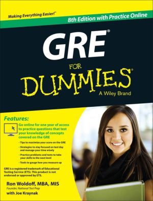 GRE For Dummies: with Online Practice Tests, 8th Edition **