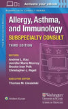 The Washington Manual Allergy, Asthma, and Immunology Subspecialty Consult, 3e | ABC Books