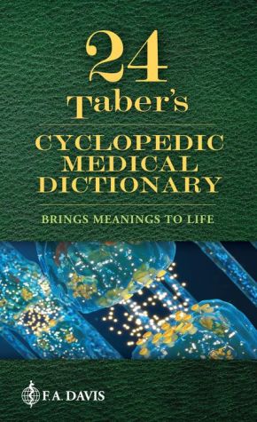 Taber's Cyclopedic Medical Dictionary, 24e | ABC Books