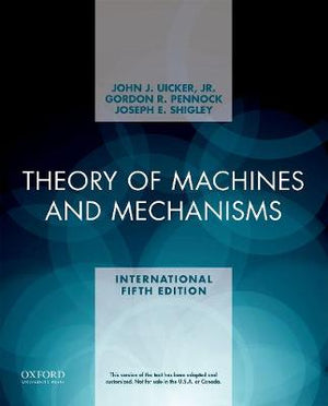 Theory of Machines and Mechanisms, 5e