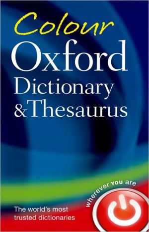 Colour Oxford Dictionary & Thesaurus 3/e