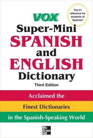 Vox Super-Mini Spanish and English Dictionary, 3E - ABC Books