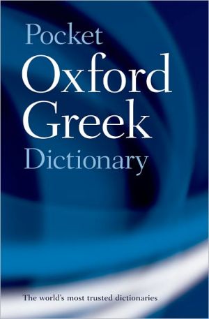 The Pocket Oxford Greek Dictionary n/e