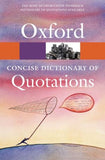 Concise Oxford Dictionary of Quotations, 6e | ABC Books