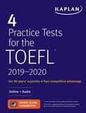 4 Practice Tests for the TOEFL 2019-2020: Listening Tracks Online + Mobile (Kaplan Test Prep)** | ABC Books
