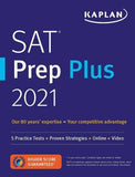 SAT Prep Plus 2021: 5 Practice Tests + Proven Strategies + Online + Video (Kaplan Test Prep) | ABC Books
