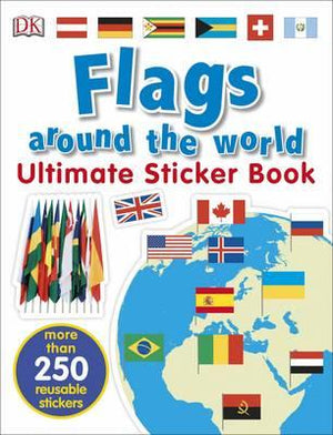 Flags Around the World Ultimate Sticker Book | ABC Books