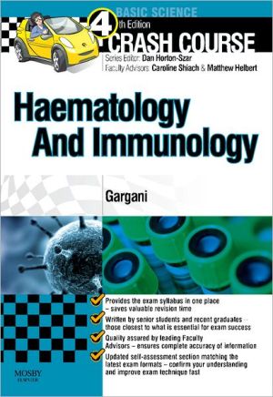 Crash Course Haematology and Immunology, 4th Edition**