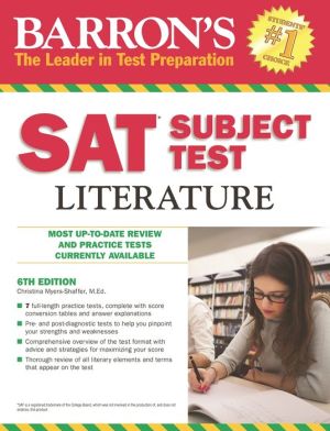 Barron's SAT Subject Test Literature, 6th Edition **