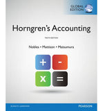 Horngren's Accounting, Global Edition, 10e