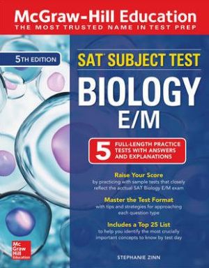 McGraw-Hill Education SAT Subject Test Biology, 5th Edition - ABC Books