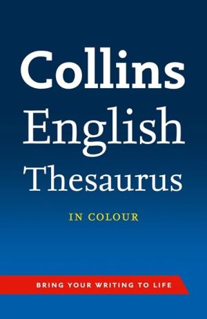 Collins English Thesaurus in colour