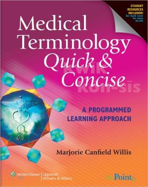 Medical Terminology Quick & Concise : A Programmed Learning Approach** | ABC Books