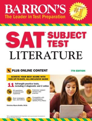 Barron's SAT Subject Test Literature with Online Tests, 7e