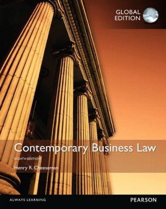 Contemporary Business Law, Global Edition, 8e