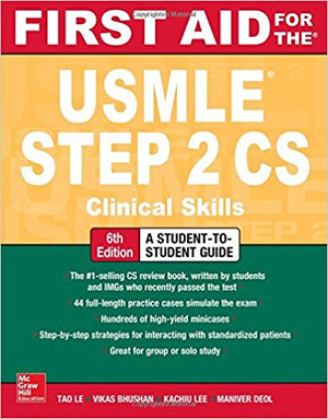 First Aid for the USMLE Step 2 CS, 6E | ABC Books