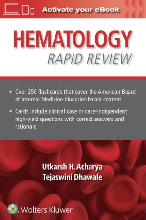Hematology Rapid Review : Flash Cards | ABC Books