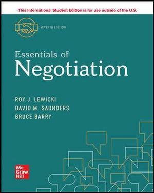 ISE Essentials of Negotiation, 7e