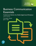 Business Communication Essentials: Fundamental Skills for the Mobile-Digital-Social Workplace, Global Edition, 8e | ABC Books