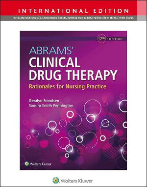 Abrams' Clinical Drug Therapy, (IE), 12e | ABC Books