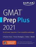 GMAT Prep Plus 2021, 6 Practice Tests + Proven Strategies + Online + Mobile