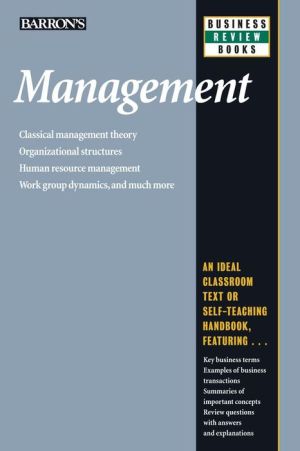 Barron's Business Review: Management 5E