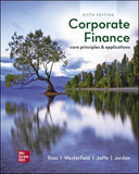 ISE Corporate Finance: Core Principles and Applications, 6e