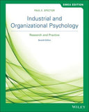 Industrial and Organizational Psychology: Research and Practice, 7th Edition, EMEA Edition