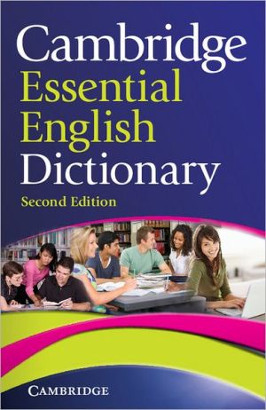 Cambridge Essential English Dictionary, 2E