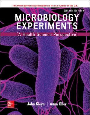 Microbiology Experiments: A Health Sci Perspective 9e**